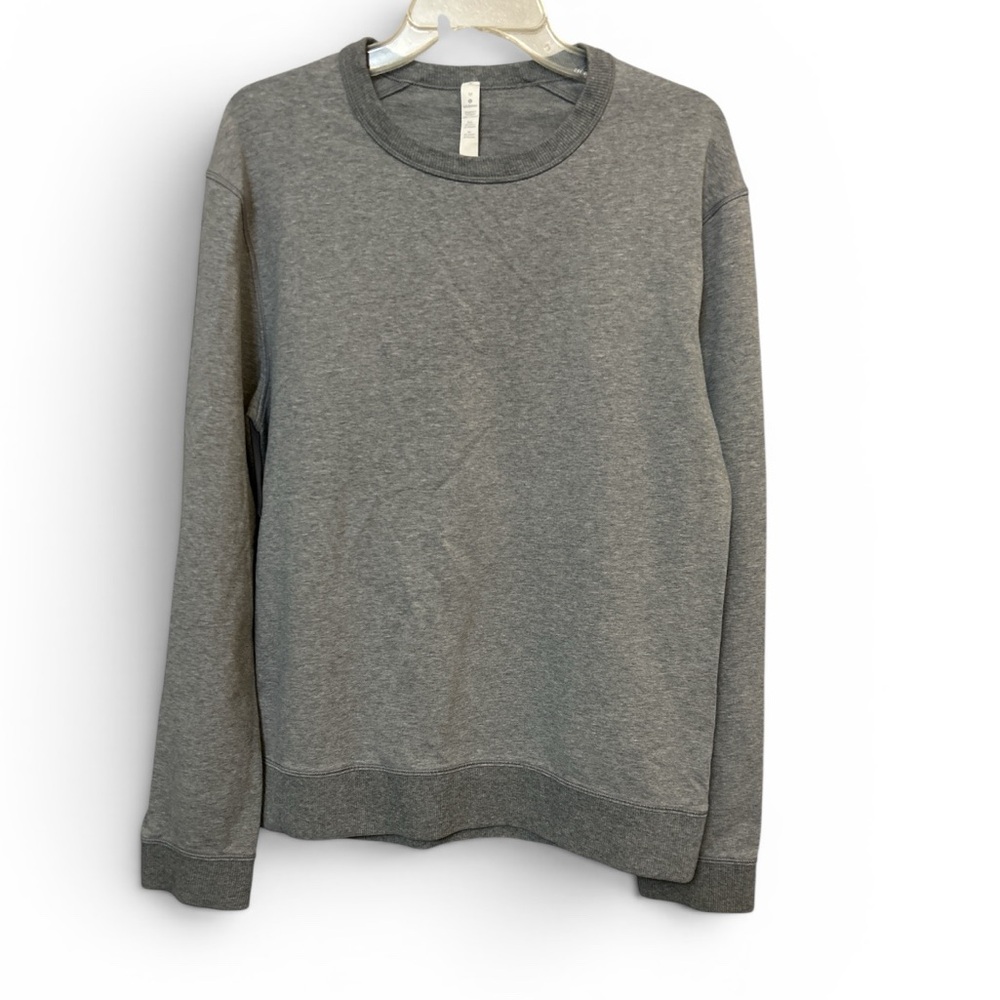 Lululemon men’s gray side zipper size Medium sweatshirt